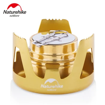 Naturehike Mini Camping Stove Ultralight Outdoor Picnic Alcohol Stove Head Bearing 5kg Portable Camping Equipment Cookware