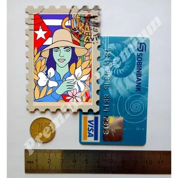 Куба сувенир магнит реколта туристически плакат