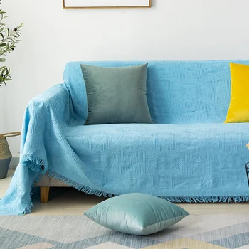 Европейският модерен хвърли едно одеяло на дивана Cobertor виси на гоблен за офис легло билети за пътуване одеяло