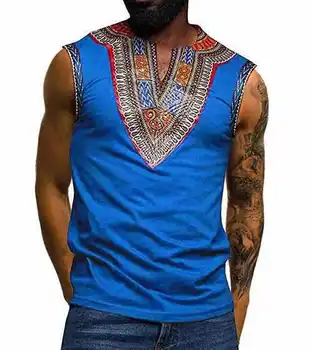 2019 new sexy summer fashion style african men dashiki plus size printing t-shirt M-3XL