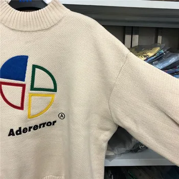 Onesize бродерия Adererror пуловер на Мъже, Жени Crewneck Ader грешка блузи, мъжки пуловери зима