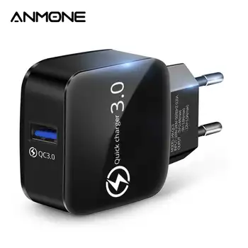 ANMONE QC 3.0 Fast Charger Charging Quick Charge EU/US Адаптивни Micro USB Type C Tablet Adapter за Samsung Xiaomi 5 Huawei LG