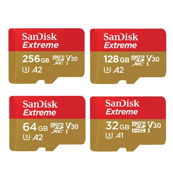 SanDisk Memory Card Micro SD Card C10 V30 U3 4K 32GB 64GB 128GB 256GB TF карти за Dash Cam видео наблюдение смартфони търтеи