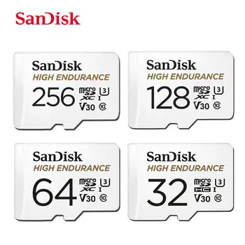 SanDisk Memory Card Micro SD Card C10 V30 U3 4K 32GB 64GB 128GB 256GB TF карти за Dash Cam видео наблюдение смартфони търтеи