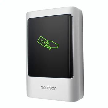 Nordson оригинален метален сензорен екран RFID контролер за достъп водоустойчива IP65 ID 125KHz или IC 13.56 MHz Wiegand вход четец на карти