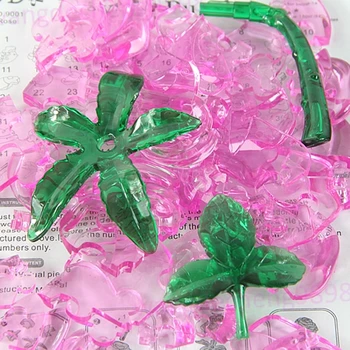 3D Crystal пъзел пъзели модел САМ Rose IQ играчка довършителни подарък Souptoys притурка спад доставка