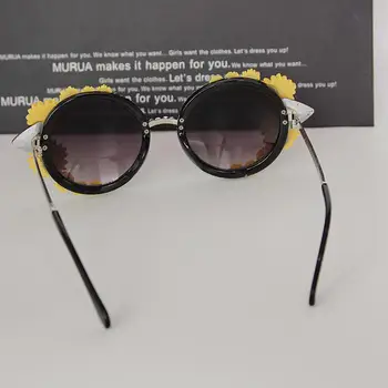 Жените Барок Дизайнерът Жени, Момичета И Планински Кристал Crystal Слънчеви Очила Ретро Декор На Цвете Цвете Слънчеви Очила Летни Плажни Очила