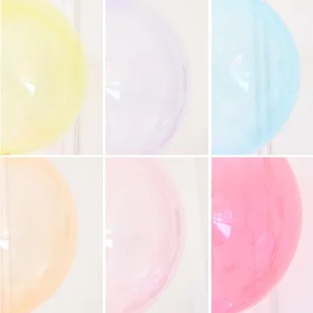 20pcs 4D ахат цвят текстура балон 22 инча кръг хелий балон сватба, рожден ден украси Снимка подпори Baby Shower