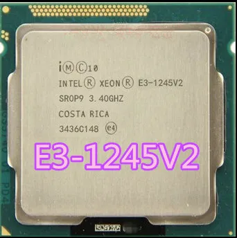 Intel Xeon E3-1245V2 E3 1245 V2 Quad Core CPU процесора 3.4 GHz LGA 1155 8MB SR0P9 e3-1245v2