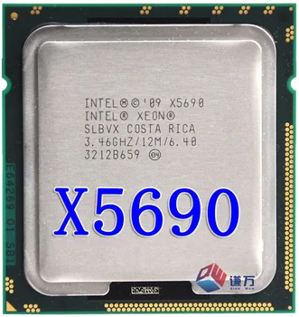Lntel X5690 Процесор шестиядерный (от 3.46 Ghz / L3=12 m / 130 W) конектор LGA 1366 CPU Desktop (работи на безплатна доставка)