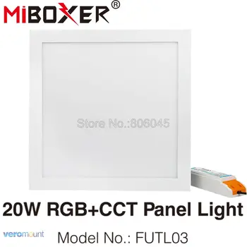 MiBoxer FUTL03 20W Smart Square RGB+CCT LED Panel Light 295x295 Support 2.4 G Remote / Smartphone WiFi APP / Alexa Voice Control