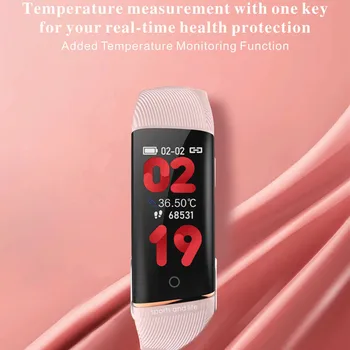 Смарт Часовници Спорт Bluetooth Фитнес Сърдечния Ритъм На Монитора На Температурата На Тялото PhoneCall Гривна Андроид Ръчен Часовник От Xiaomi Youpin