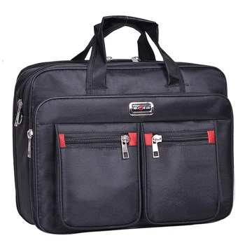 Прост мъкна бизнес мъжки портфейл, чанти за лаптоп, чанти for15 17 инча голям капацитет портативен найлон пътуване за лаптоп чанта