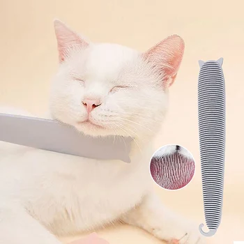Котка Tongue Пет Simulation Massage Comb Cat Hair Daily Care Tools Пет Tongue Comb Преносим Ежедневна Грижа За Косата И Аксесоари За Домашни Любимци