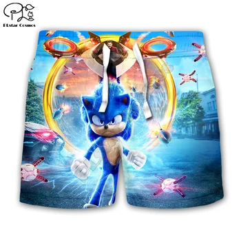 Super Sonic 3d printed Hoodies boy for girl Sweatshirt funny Cartoon Tracksuit zip качулки/панталони/тениска детски дрехи стил-5