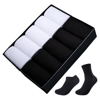 10 двойки/Лот Мъжки чорапи бизнес високо качество дишаща удобен чист памук цвят тънък разрез мъжки тръба памучни чорапи