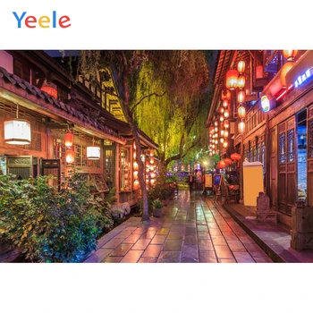 Yeele Landscape Photocall Japan Street Фенер Photography Backgrounds Персонализирани Снимков Фон За Подпори Фото Студио