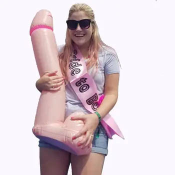 90 см Уили форма на PVC фолио балон моминско парти Globos надуваем пенис и цици бутилки моминско парти нощ възрастни празнични аксесоари