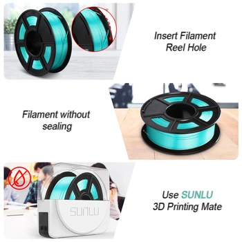 SUNLU 1.75 MM Silk Pla Filament 1kg 1.75 mm silk 3d Filament for 3D Full color Printer Silk Fialment for САМ artwork printing