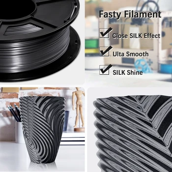 SUNLU 1.75 MM Silk Pla Filament 1kg 1.75 mm silk 3d Filament for 3D Full color Printer Silk Fialment for САМ artwork printing