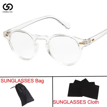 Steampunk слънчеви очила мъжки Европа и Америка слънчеви очила ретро кръгли очила с големи рамки от пластмасови, прозрачни морски лещи дами