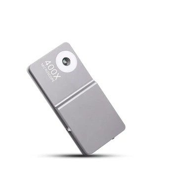 400X микроскоп обектив телефон за носене комплект за iphone 11 Pro max за Android смартфон, вграден в светлина обектив комплект