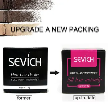 Sevich 4g Hair Fluffy Powder Instantly Black Root Cover Up Natural Instant Hairline Shadow Powder Full Hair Concealer Coverage