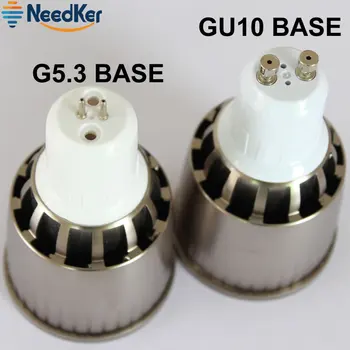NeedKer Dimmable GU10 G5. 3 led прожектор 15 W COB led лампи AC 110-220 НА 240 В топло студено бяло витрина лампа алуминиев корпус