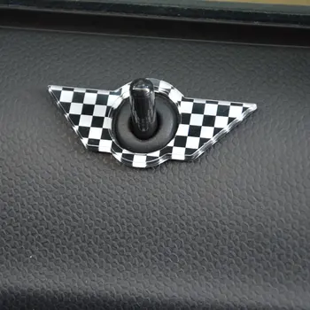 4 бр авто врата щифт за заключване крило и емблемата на иконата на декоративни стикери за Mini Cooper One S Countryman R60 R61 Paceman