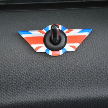4 бр авто врата щифт за заключване крило и емблемата на иконата на декоративни стикери за Mini Cooper One S Countryman R60 R61 Paceman