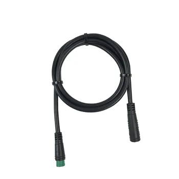 E-bike KT / Bafang дисплей удлинительный кабел водоустойчив мъжки женски 5-пинов 80 см удлинительный кабел 5-пинов конектор за Femle