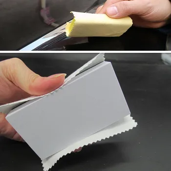 20 бр/компл. микрофибър почистващи кърпички отгледа 10х10 см нано керамични комплекти за покриване на автомобила стъкло покритие кърпа без кърпа