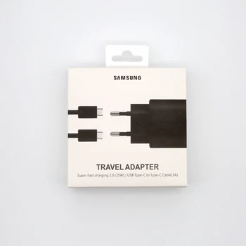 Оригинален Samsung Note10 супер бързо зарядно устройство ЕП-TA800 25 W EU type-C to C Travel Usb PD адаптер за GALAXY Note10 10+ s20