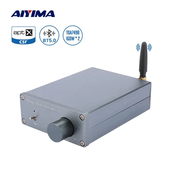 AIYIMA Bluetooth 5.0 TDA7498E усилвател на мощност 160Wx2 Amplificador стерео 2.0 цифров аудио усилвател за домашно аудио театър