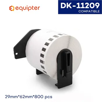 DK-11209 62mm*29mm Die-cut термобумага е съвместима с вашия принтер за етикети Brother White Paper DK11209 DK Paper 209