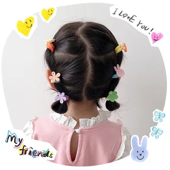 Висококачествена и еластична найлон лента за коса за момичета сладък картун цвете плодове животни фиби лента за глава, детски аксесоари за коса подарък