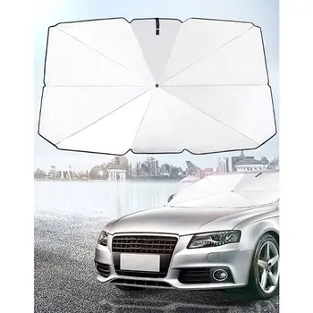 Колата козирка от Слънцето протектор чадър на auto предния прозорец чадър на предното стъкло корица Q39F