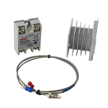 Цифров PID-регулатор на температурата REX-C100 REX C100 термостат + 40DA SSR релета+ K термопара 1m сонда RKC
