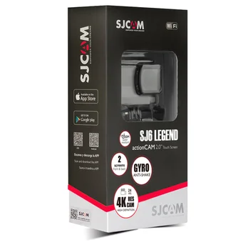 SJCAM SJ6 Legend 2' Touch Screen Remote Action Helmet Sports DV Camera Waterproof 4K 24FPS NTK96660 RAW w/преден екран