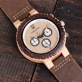 Relogio masculino BOBO BIRD мъжки часовници дамски Кварцови ръчни мъжки часовници с кожена каишка на специална разпродажба эркек брой Саат промоция