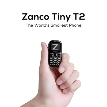Нов ZANCO tiny t2 World е най-малкият телефон 3G WCDMA мини мобилен телефон, мини телефон е най-малкият телефон в джоба телефон с безплатен подарък