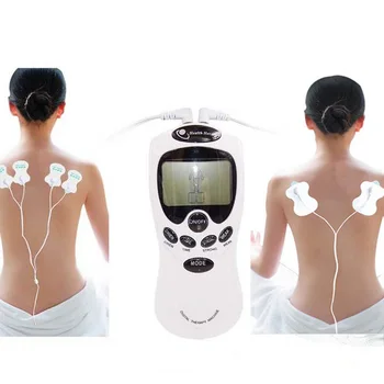 Електрически масажор пулс десетки шията, задната част на крака масажор тялото electrod health therapy масажна машина за отслабване на мускулите се отпуснат 2+4 pad