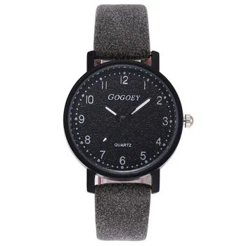 2020 montre femme Fashion Girl Lady Watches Scrub Leather Strap Dress Top Brand розов циферблат Кварцов ръчен часовник дамски часовници Reloj