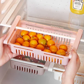 Хладилник Кутия Висящи Рафтове Пластове Прегради За Съхранение На Пластмасови Вътрешно Отделение С Вътрешен Багажник За Съхранение На Wy1112