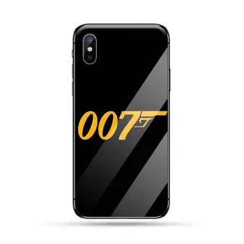 James bond 007 САМ phone Case cover Shell закалено стъкло за iphone 6 6S 7 8 plus X XR XS 11 PRO MAX