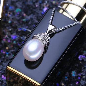 FENASY 925 сребро сватбени бижута, бижута комплекти естествена перла обеци обичай бохемски висулка верига Огърлица за жени