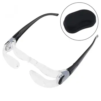 2.1 X 0-300 градуса ABS + акрилни оптични лещи преносими регулируеми телевизионни очила лупа за гледане на телевизия