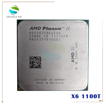 AMD Phenom X6 1100T X6-1100T 3.3 Ghz шестиядерный процесор HDE00ZFBK6DGR 125 W socket AM3 938pin