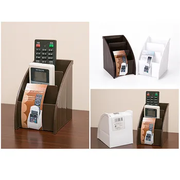 Пластмасова маса с телевизор дистанционно управление, телефон на организатора на притежателя щанд миещи домашен офис кутии за съхранение грим боклук случаи на съхранение