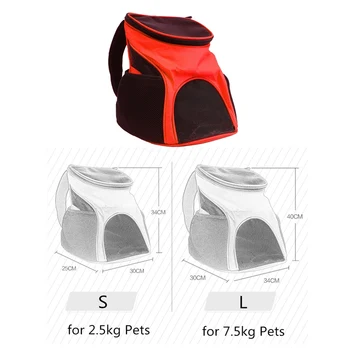Кученце кучето раница, чанта Cat Carrier bag дишащ външен Samll Pet Carrier чанта за кучета котки
